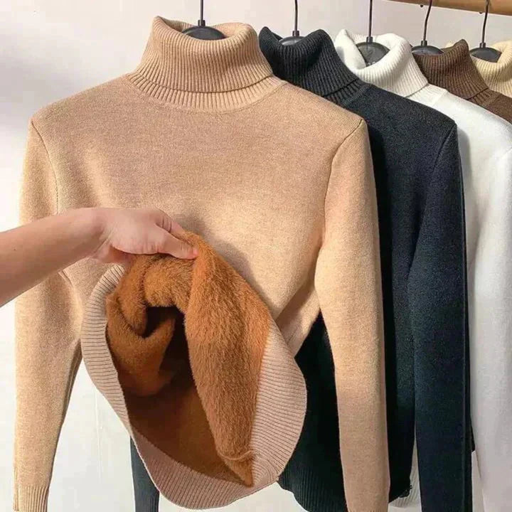 Isabelle | Turtleneck with Fleece Lining