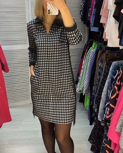Ayla | Chic Checked Dress