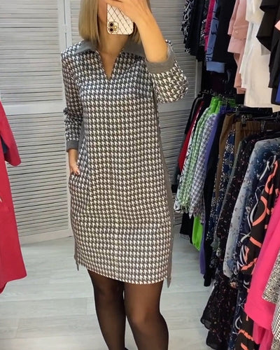 Ayla | Chic Checked Dress