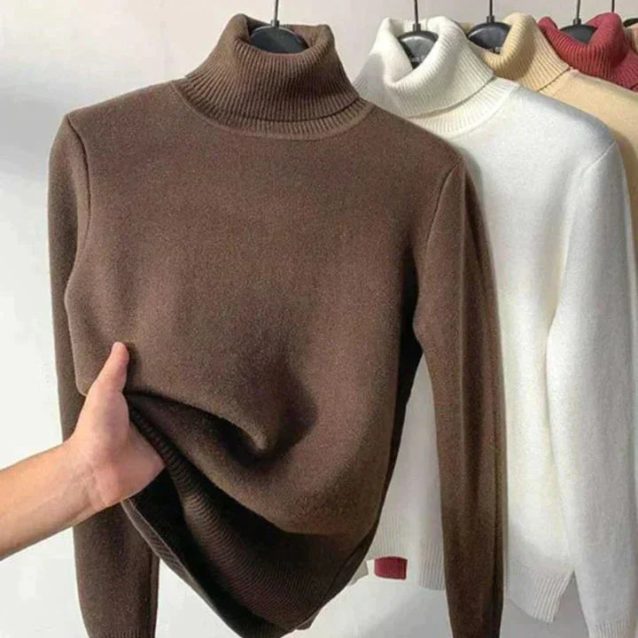 Isabelle | Turtleneck with Fleece Lining