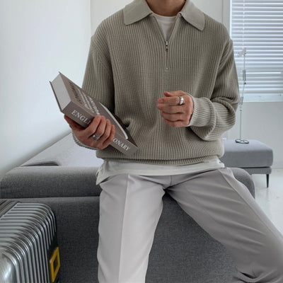 Kieran | Zipped Sweater For Men