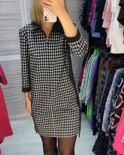 Ayla | Chic Checked Dress