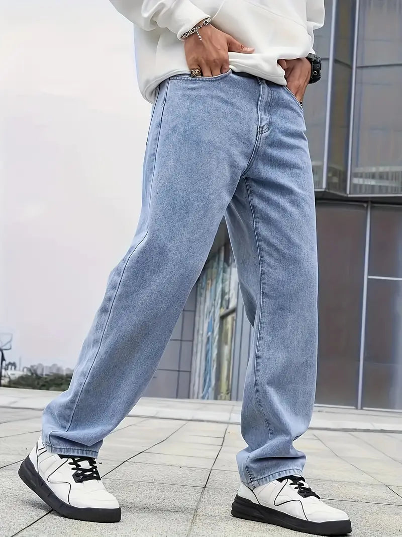 Leon | Casual Straight Leg Light Men's Jeans