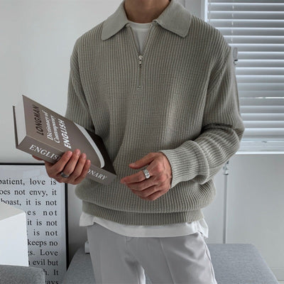 Kieran | Zipped Sweater For Men