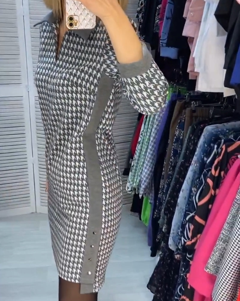 Ayla | Chic Checked Dress