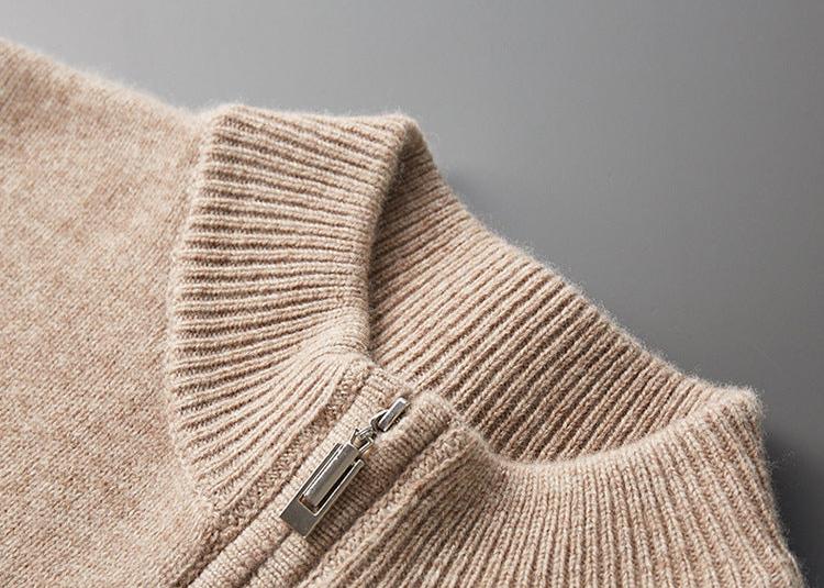 Michael | Cashmere Half Zip Sweater