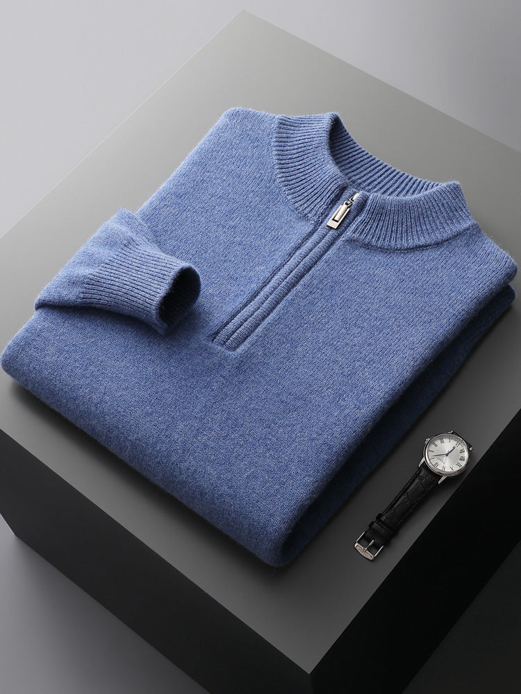 Michael | Cashmere Half Zip Sweater