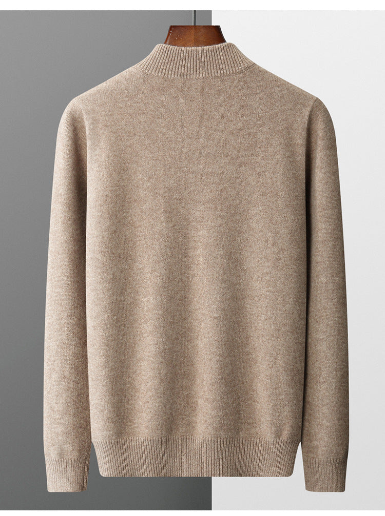 Michael | Cashmere Half Zip Sweater